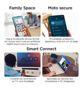 Smartphone Motorola Edge 60 Neo 5G - 256GB 24GB (12GB RAM + 12GB Ram Boost) 50MP Sony Camera Moto AI e tela 1.5K Super HD - Cinza