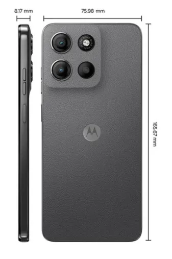 Smartphone Motorola Moto G15 - 256gb 12gb (4gb Ram+8gb Ram Boost) E Camera 50mp Com Ai E Night Vision Bateria De 5200 Mah Tela Fhd+ 6.7 Com Superbrilho Nfc - Grafite