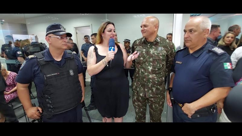 AWTV NO EVENTO DE INAUGURAÇÃO NOVA SEDE DO CIOESTE, VANESSA MAIA ENTREVISTA CORONEL CARDOSO