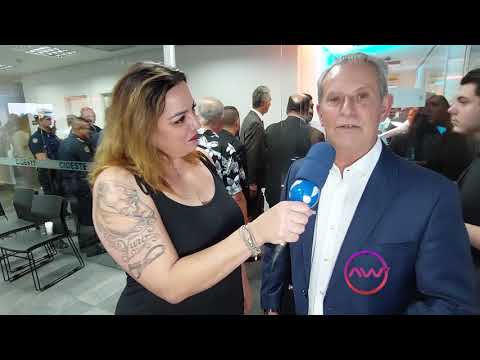 AWTV NO EVENTO DE INAUGURAÇÃO NOVA SEDE DO CIOESTE, VANESSA MAIA ENTREVISTA CARLÃO CAMARGO