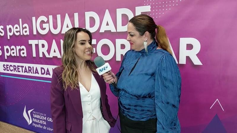 ENTREVISTA DRA LARISSA - SECRETÁRIA DA MULHER VARGEM GRANDE PAULISTA
